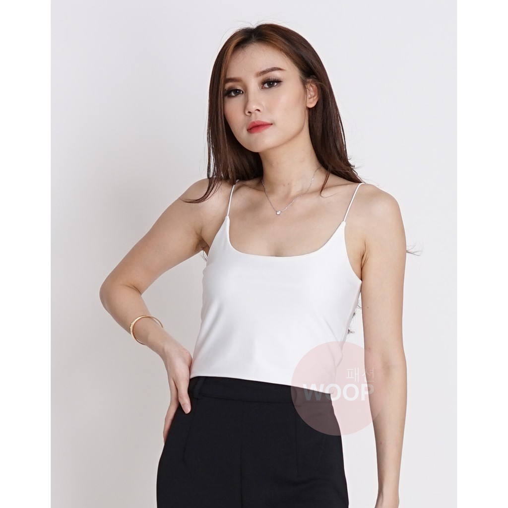 Triana Tanktop / TANGTOP/ TANK TOP/ ATASAN WANITA CROP PANJANG BEST SELLER TALI SPAGHETTI