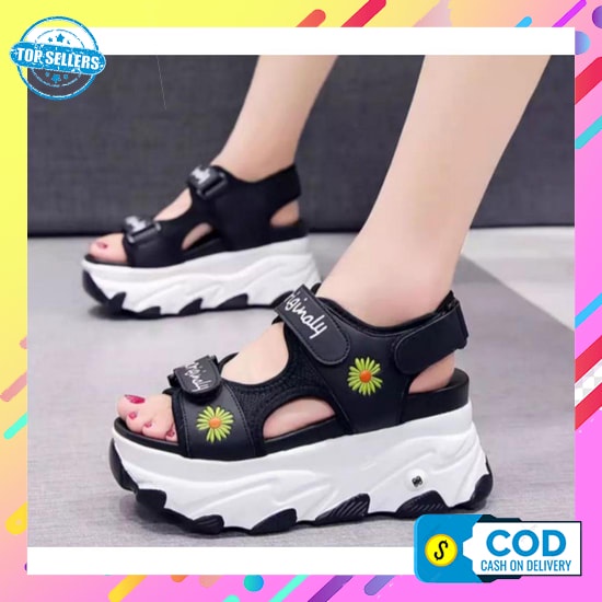 Sendal Gunung Wanita Korea O*I Lokal Brand O*Iginal Termurah Sandal Sl Rk Collection - Sandal Wedge