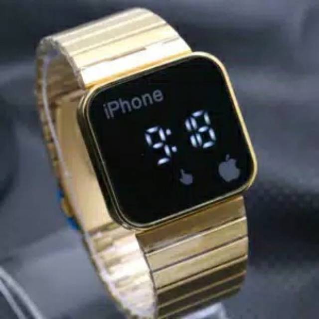 JAM TANGAN PRIA APPLE WATCH IPHONE RANTAI SLIM