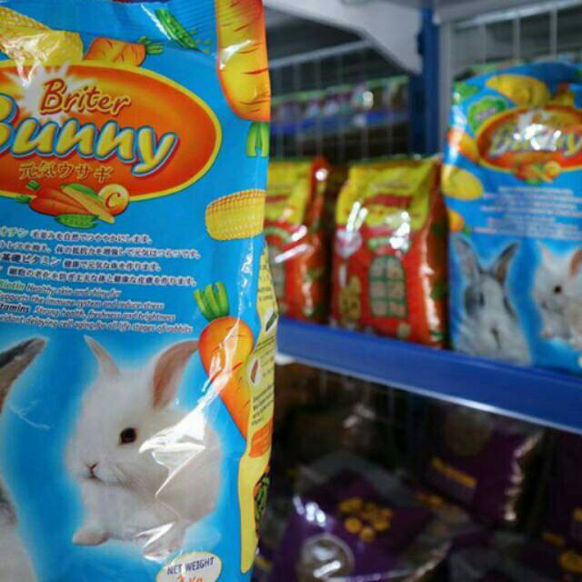 Pakan kelinci briter bunny