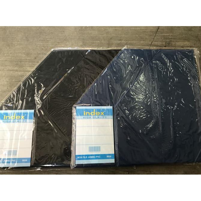 

HOT SALE Boxfile Index Jumbo Folio PVC 8828 Biru/Hitam atk Terjamin