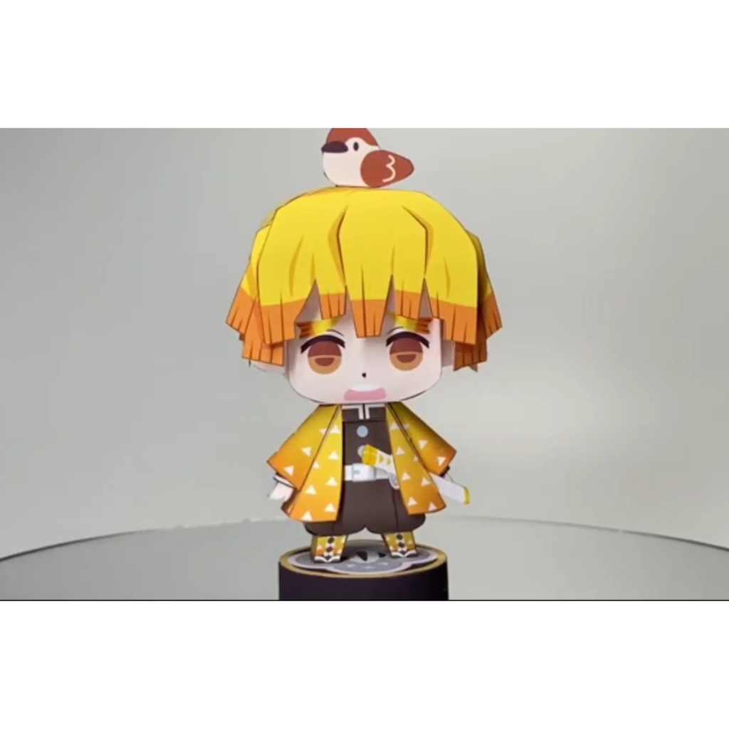 Jual DIY Papercraft Kimetsu No Yaiba Agatsuma Zenitsu Shopee Indonesia