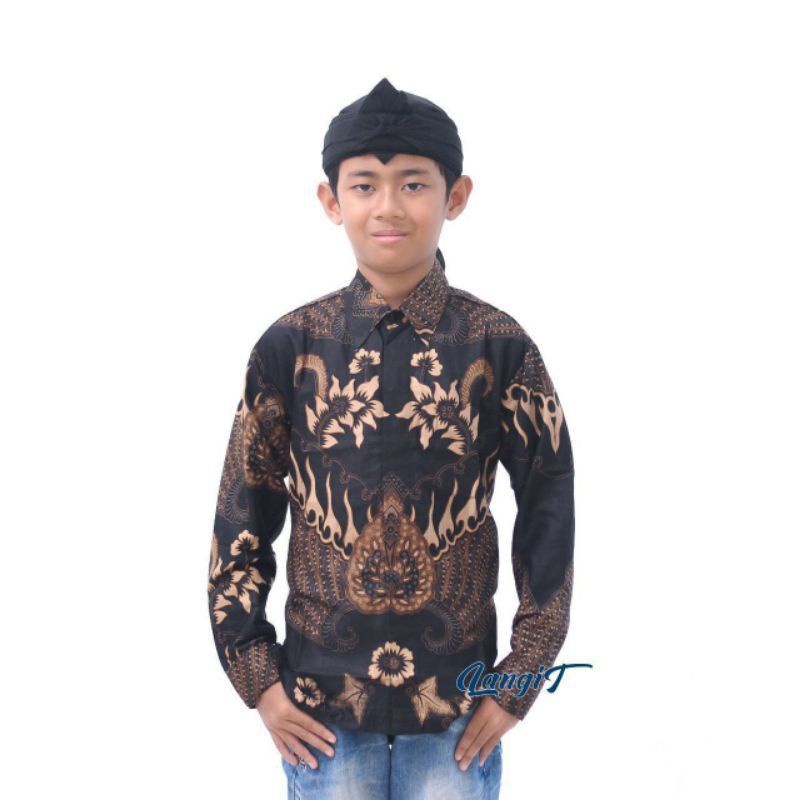 Kemeja Batik Anak - batik anak - baju batik anak laki laki umur 2-12 tahun hem batik anak