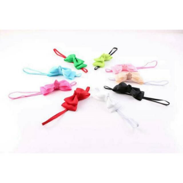 bando bayi murah / bando pita bayi / small ribbon / bando bayi lucu / bando pita simple