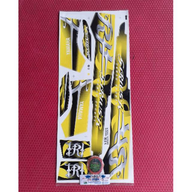 STRIPING STICKER VARIASI LES MOTOR VEGA R LAMA SIRIUS