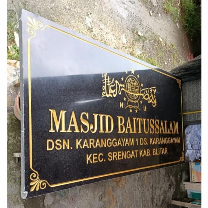 

(BISA COD) Papan Nama Masjid Kaligrafi Tulungagung STOK TERBATAS Kode 769