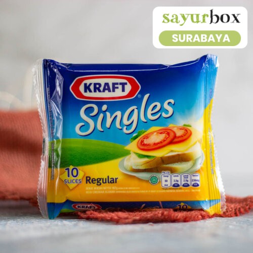 

Kraft Keju Lembaran Regular 167 gram (Sayurbox) - SURABAYA
