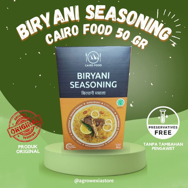 Bumbu Nasi Briyani / Biryani Cairo Food kemasan 50 gr