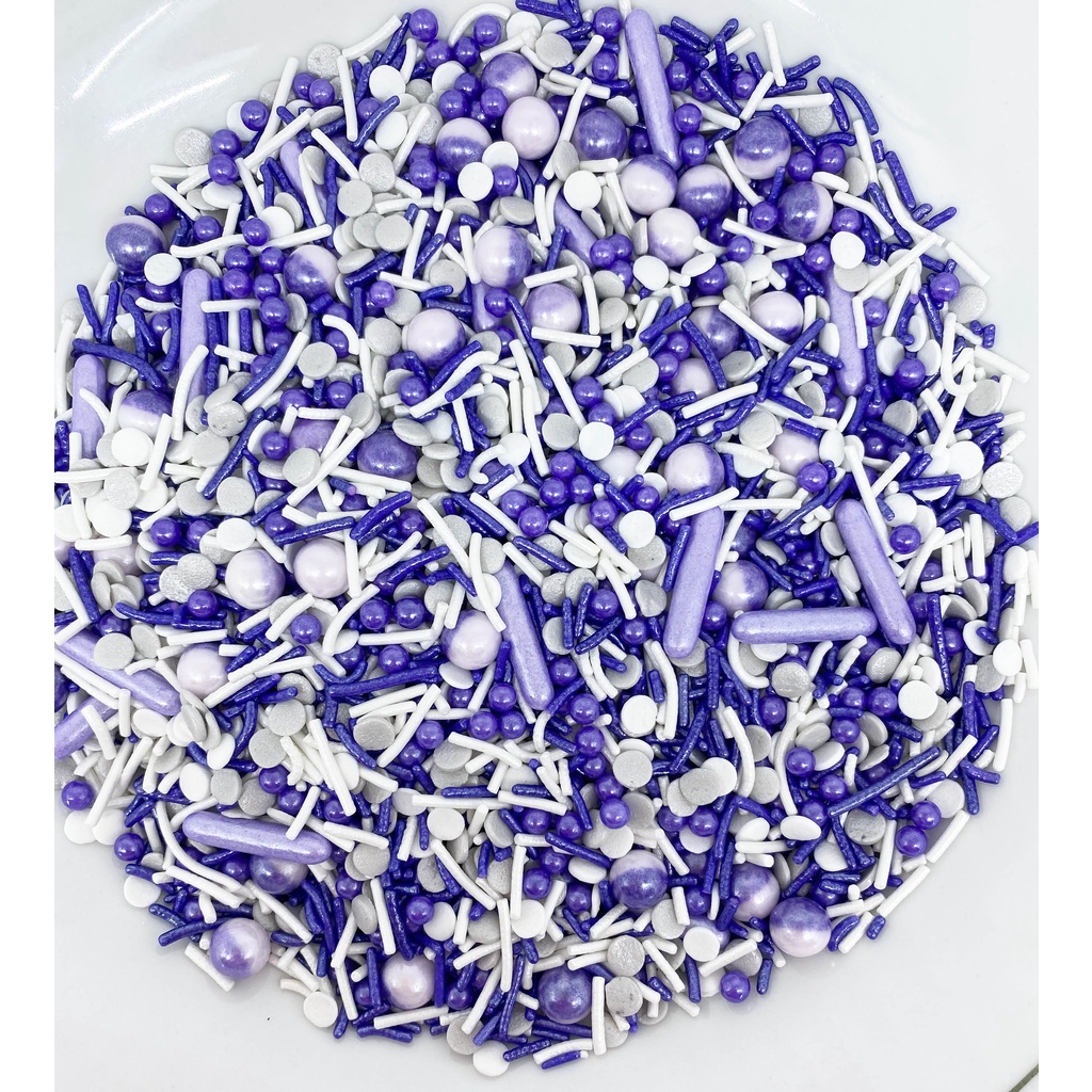 

Sprinkle permen impor - Mix Purple