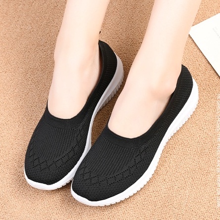 TBIG [COD] Sepatu Slip On ELENASHOES Import Shoes Wanita Sepatu Korea Style Sekolah Kuliah