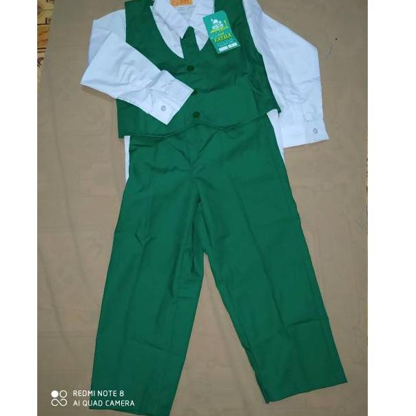 Seragam tk seragam MI seragam sekolah seragam muslimat seragam warna hijau panjang harga terjangkau 