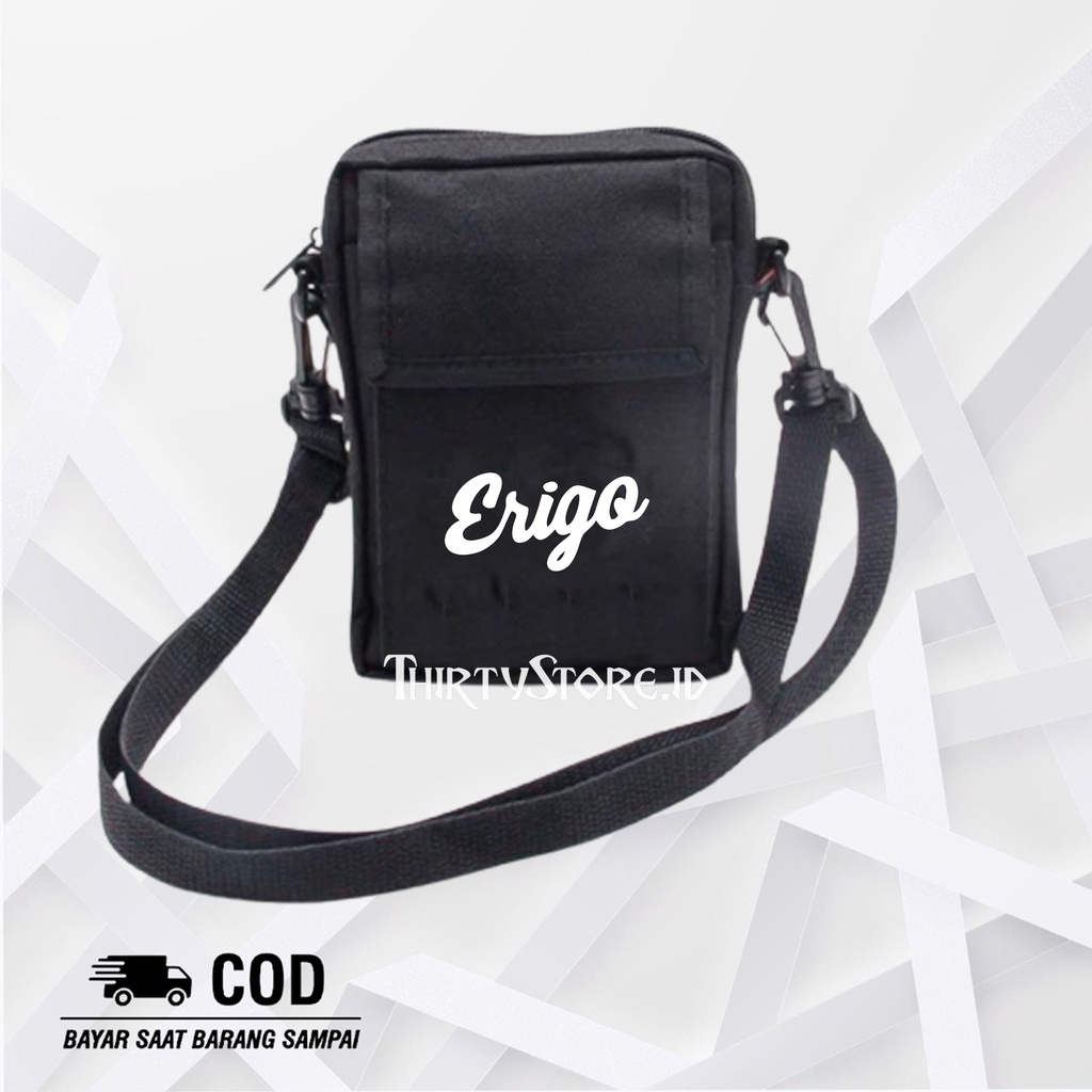 Tas Selempang Pria Dan Wanita Slingbag Bag Mini Erigo Bahan Canvas Harga Grosir | Thirty Store.Id