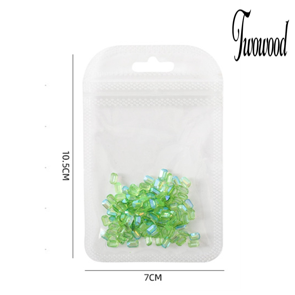 100pcs Ornamen Kuku 3D Bahan Resin Tahan Air Untuk Dekorasi Nail Art