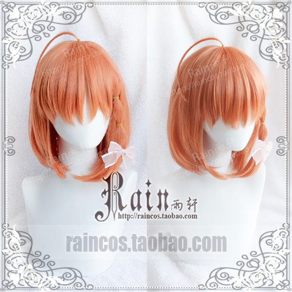 Costume Halloween Kostum Pesta WIG COSPLAY RAINCOS LOVE LIVE SUNSHINE TAKAMI CHIKA