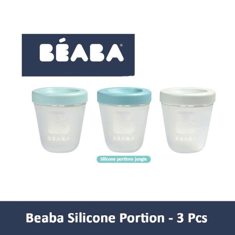 BEABA BABY SILICONE PORTIONS SET 3PCS