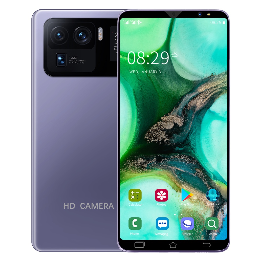 【Promo】 hp murah Produk original M11 Ultra Pro 6GB+128GB 6.1-inci hp murah cuci gudang hp android murah HP Murah Full Sceeen-Purple