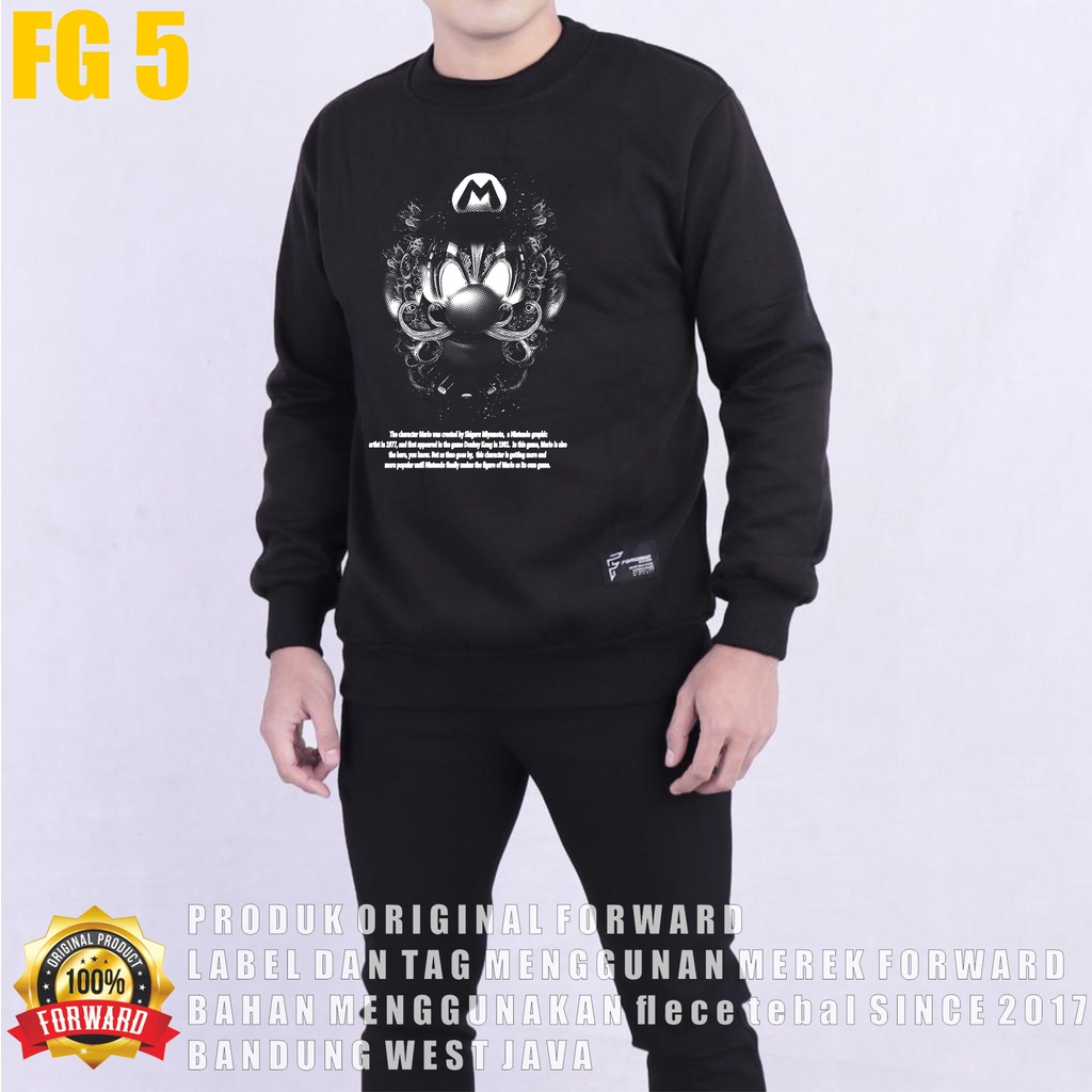 Forward System Sweater Sweatshirt Crewneck Jumper Unisex Soft Fleece Size M L XL FG5