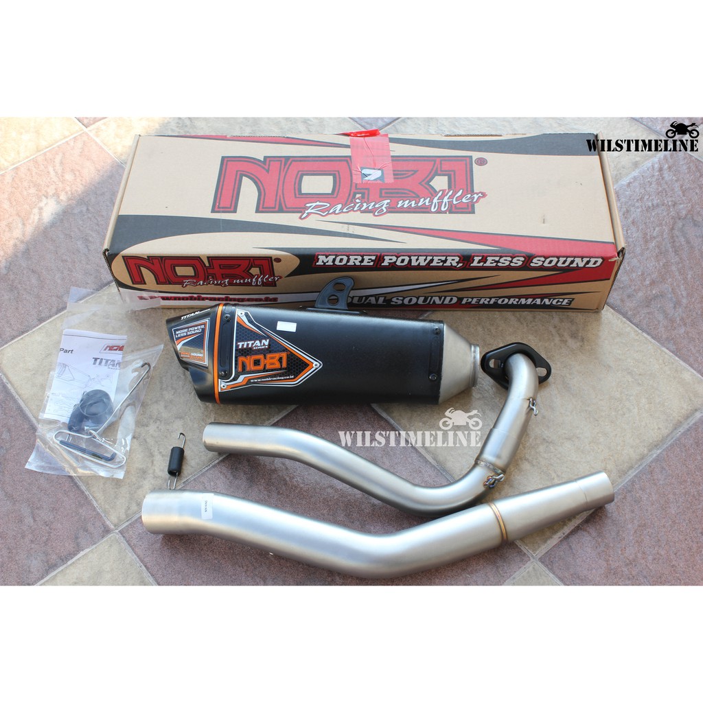 Knalpot NOBI type Titan Series untuk Yamaha MX King 150