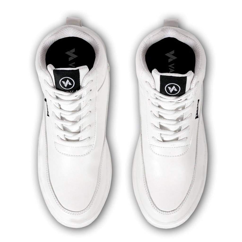 Sepatu Boots Wanita V 6881 Brand Varka Sneaker Kets Wanita Hangout Trendi Murah Berkualitas Warna Putih