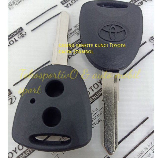 Casing kunci Remote mobil Toyota calya kasing Remote calya buat pengganti rusak/patah mdl ori