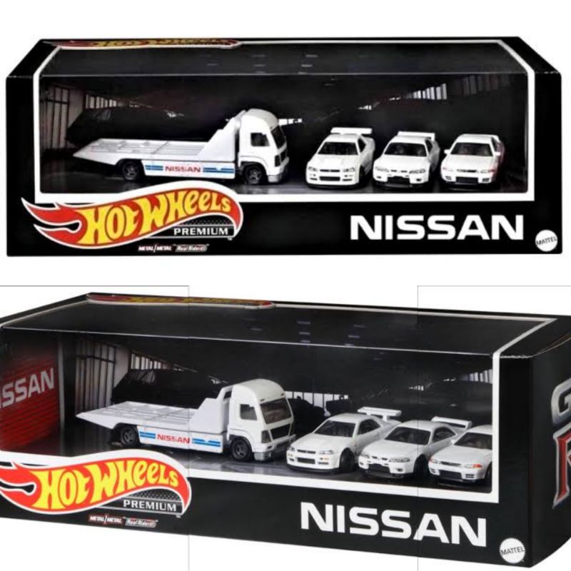 Hotwheels Nissan Diorama Set Premium 2021 Hotwheels Koleksi Mainan NISSAN R32 NISSAN R33 NISSAN R34