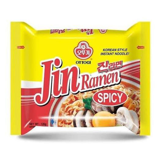 

Terlaris# Jin Ramen Spicy / Korean Instan Noodle / Jin Ramyeon Spicy Ottogi