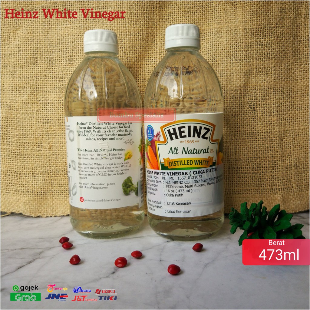 CUKA PUTIH 473 ML/ HEINZ DISTILLED WHITE VINEGAR 16 OZ