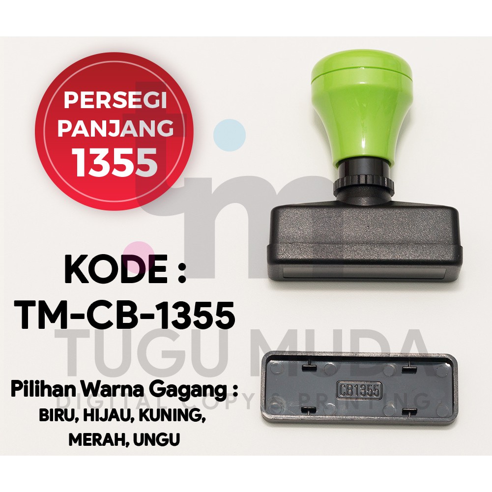 

GROSIR Gagang Stempel Flash PERSEGI PANJANG 1355 (13x55mm) -TM-CB-1355