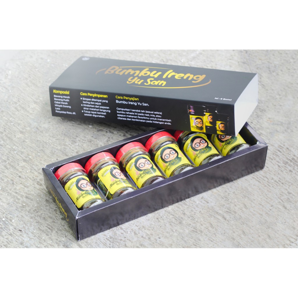 

Bumbu Ireng Yu San Kemasan Box Exclusive Isi 6 Botol