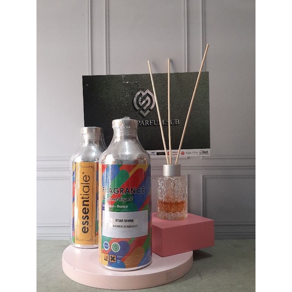 Bibit parfum murni star shine by essentiale searah aroma Aigner Starlight kemasan 500g segel