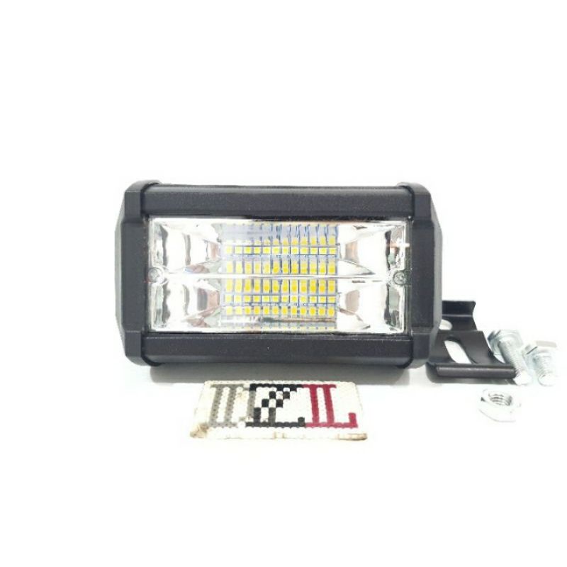 LAMPU SOROT 2 WARNA STROBO 24 LED 3 MODE