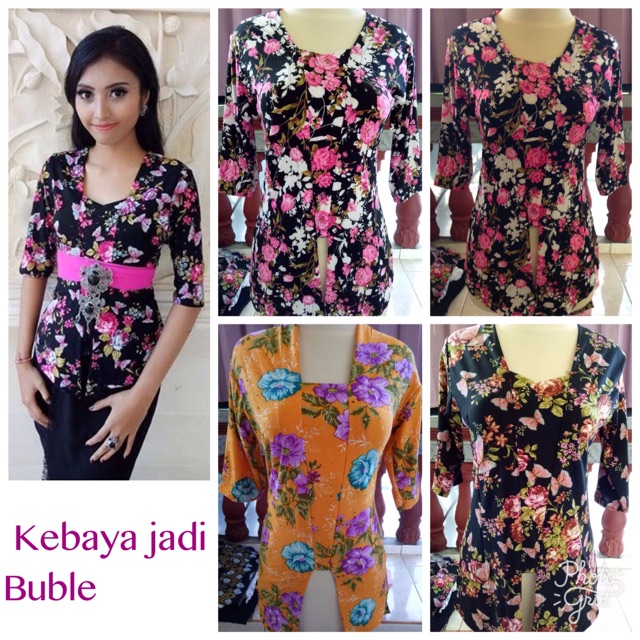 Set kebaya jadi buble flower