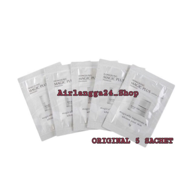 Original paling murahh 5 sachet Magic Plus White Cream Premium