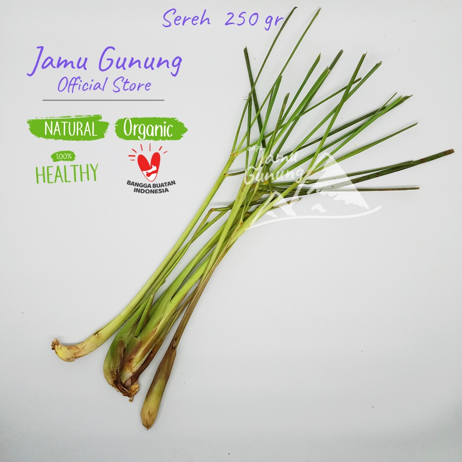 

Sereh Wangi 250gr atau Serai Wangi - Sereh Merah Herbal Jamu