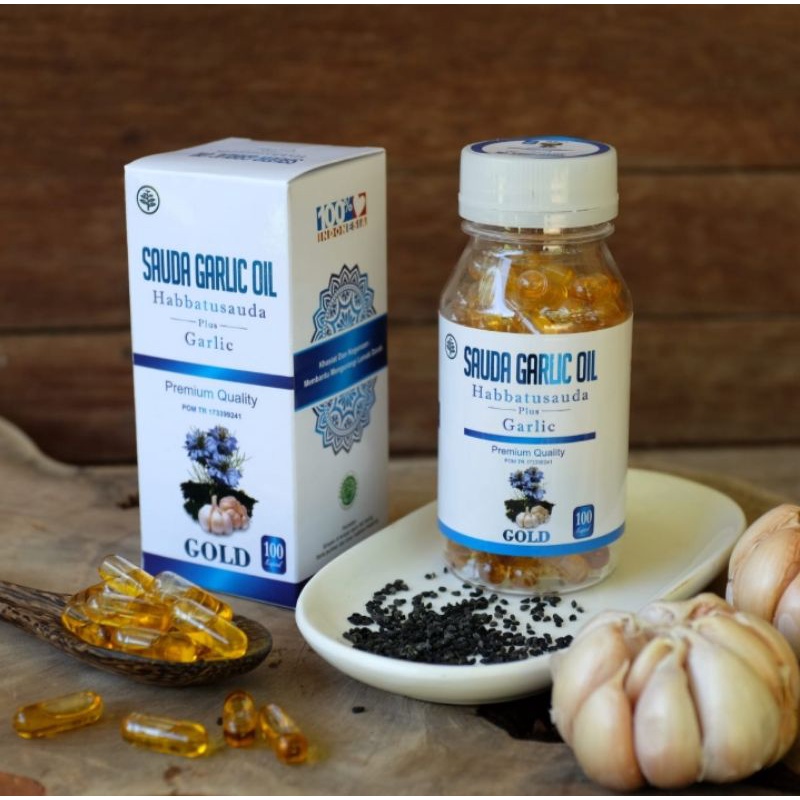 

SAUDA GARLIC OIL 100 KPS HERBAL BAWANG PUTIH PLUS HABBATUSSAUDA UNTUK HIPERENSI DAN SAKIT JANTUNG