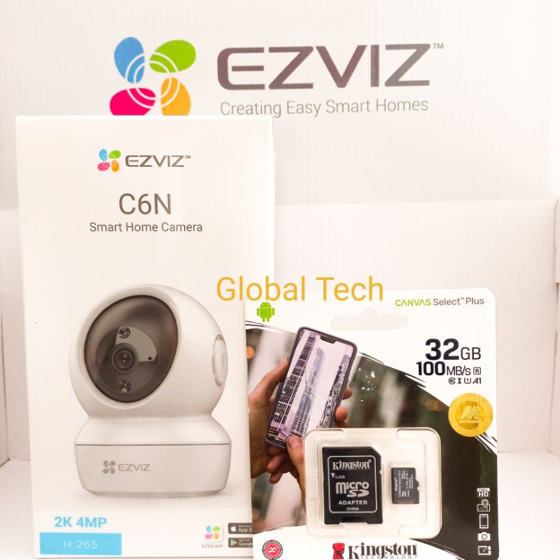 EZVIZ C6N CAMERA CCTV WIFI 4MP IP CAMERA WIRELESS GARANSI RESMI C6N 4MP