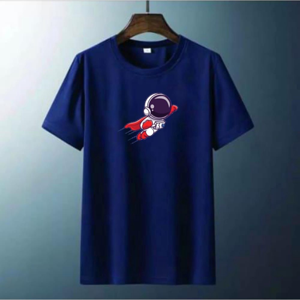 Noveli wear - Kaos distro astronot kaos murah sablon digital berkualitas atasan baju kaos pendek pria wanita 037