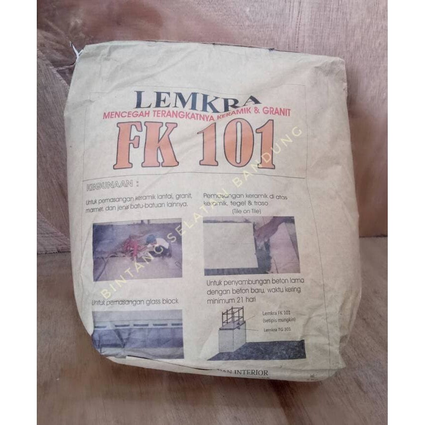 LEMKRA FK-101/PEREKAT KERAMIK LANTAI LEMKRA FK 101 5KG