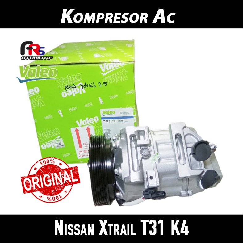 KOMPRESOR AC XTRAIL T31 COMPRESSOR AC NISSAN XTRAIL KAKI 4 ASLI T31