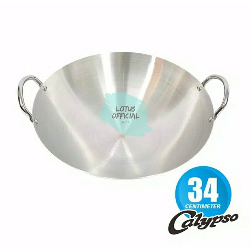 Calypso Kuali Wajan Stainless Steel 34 CM