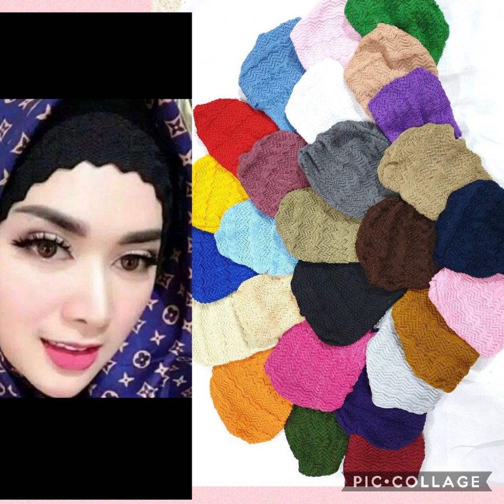 Ciput Hijab Rajut Turki Ninja - 005