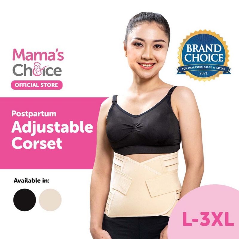 Mama's Choice Postpartum Adjustable Corset | Korset Pelangsing | Stagen Korset