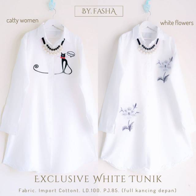 WHITE TUNIK