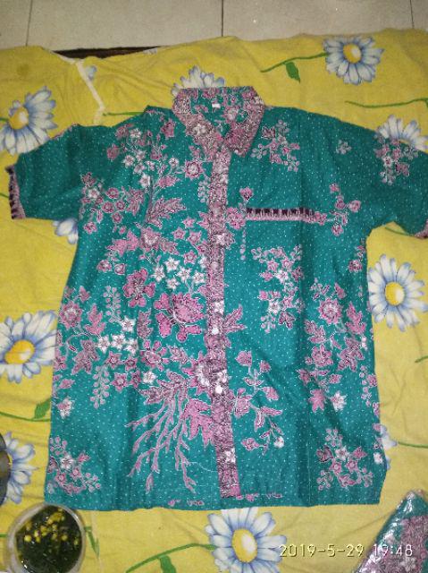 Batik Couple 080 Sarimbit Wanita Brukat Seragam Keluarga Katun Cibulan (harga Terpisah)