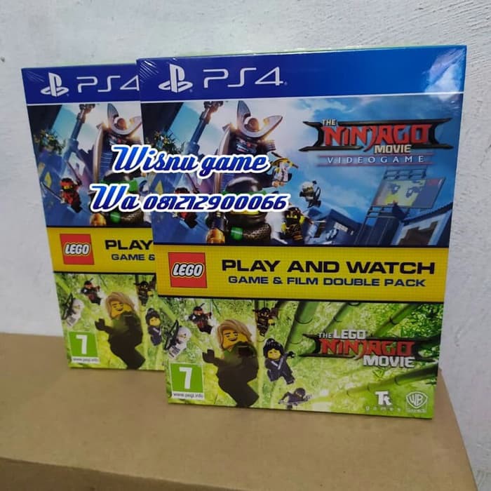 PS4 Lego The Ninjago Movie Play And Watch Game &amp; Film Double Pack