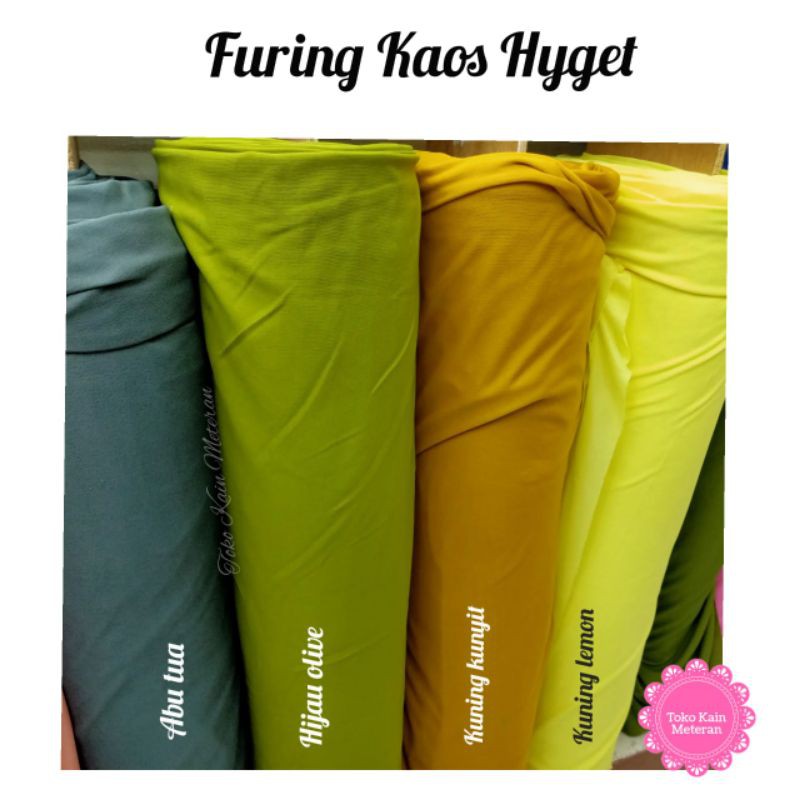 Kain Furing Kaos Hyget Super / Bahan Lapisan Kain