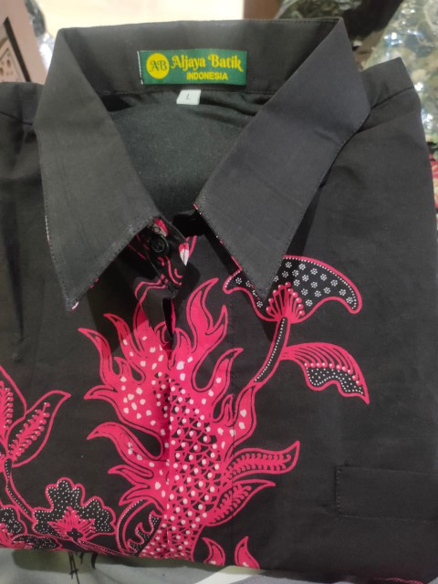 Batik Solo Kemeja Batik Panjang Warmadewa Red Rajasakti Batiksoloamanah 140.000