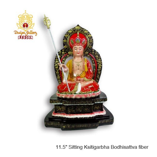 Rupang Patung Ksitigarbha Bodhisattva Ti Cang Wang Fiber 11,5&quot;