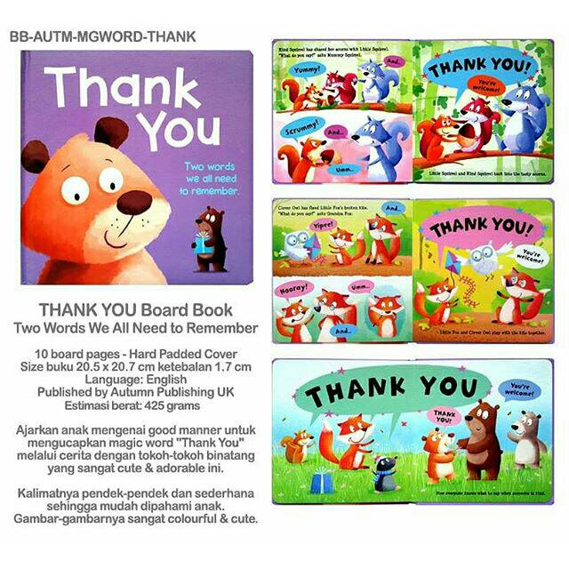 Magic words board book / sorry board book / thank you board book / pleaae board book
