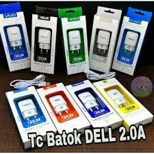 Travel Charger Batok Dell 2.0A Micro Usb Charger Brand 2.0A Murah